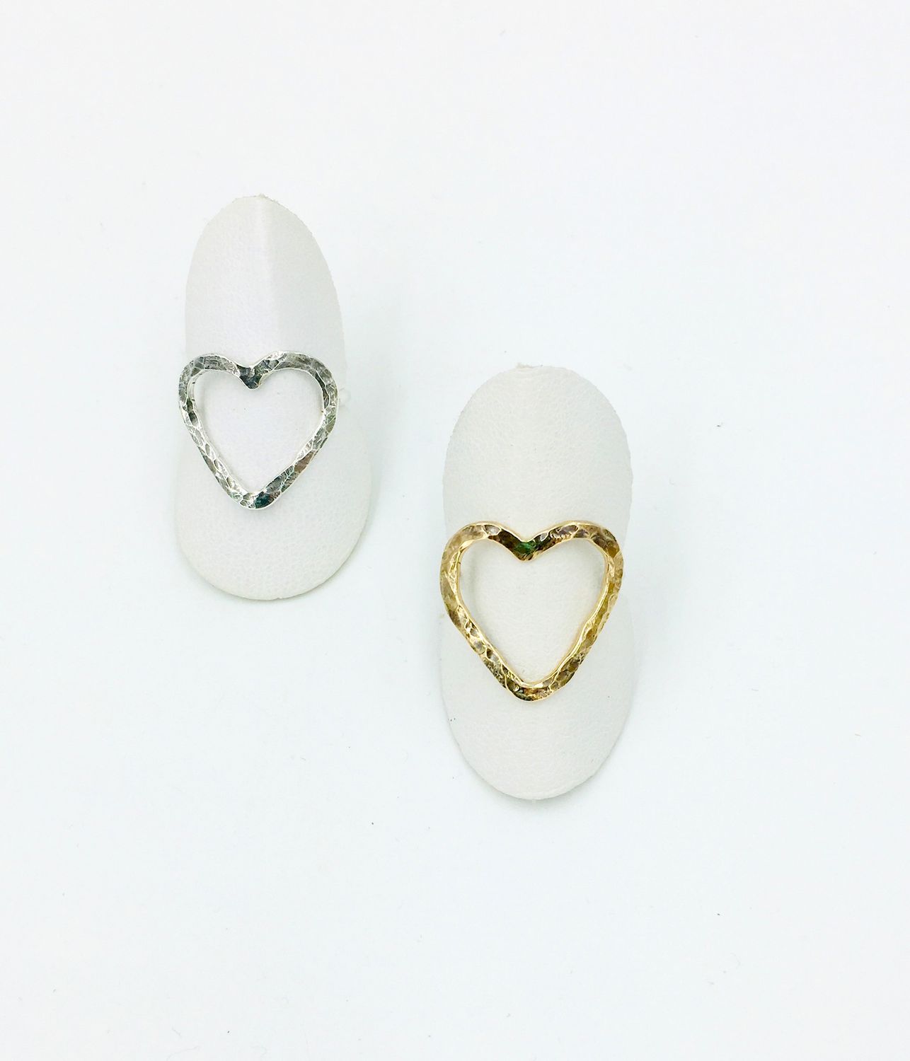 Gai Russo Love Ring Gold Fill on Sterling Silver Shank