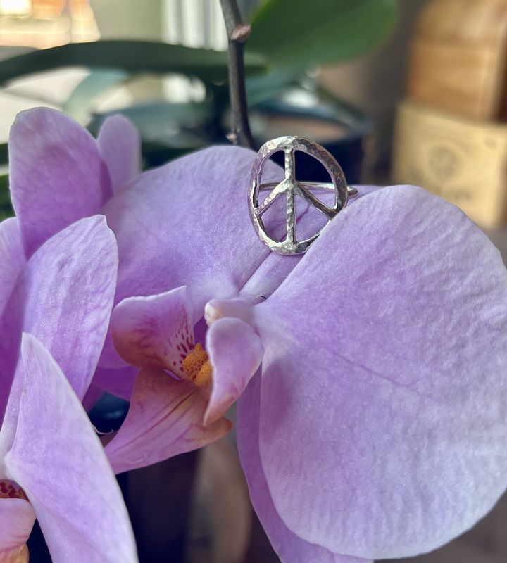 Gai Russo Peace Ring Shiny Sterling Silver