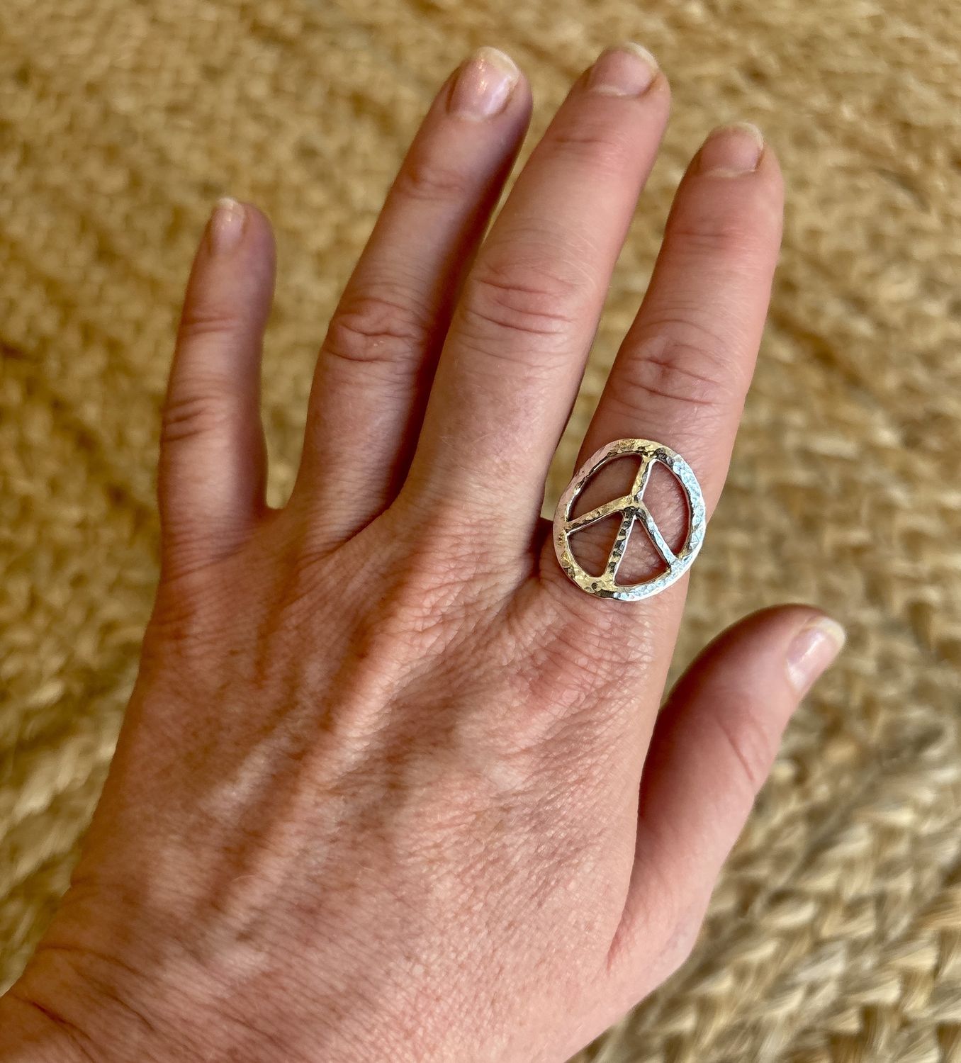 Gai Russo Peace Ring Shiny Sterling Silver