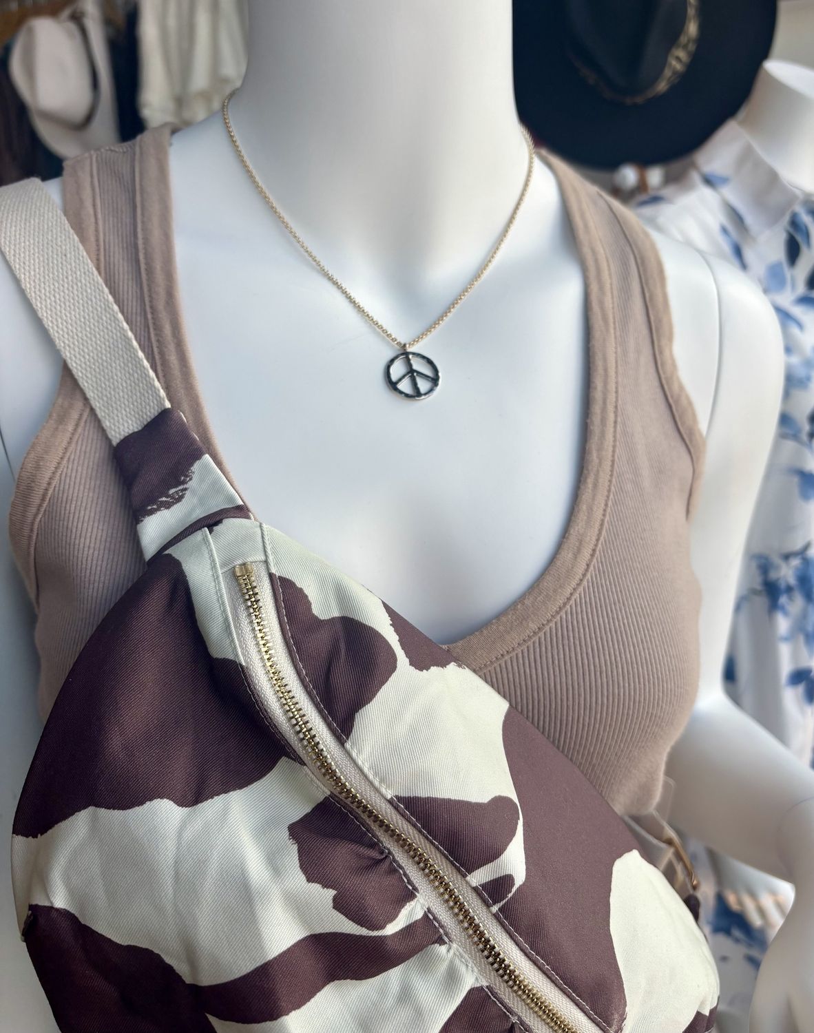 Gai Russo Peace Necklace Sterling Silver