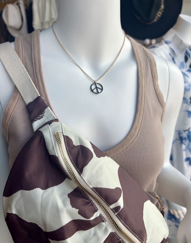 Gai Russo Peace Necklace Sterling Silver