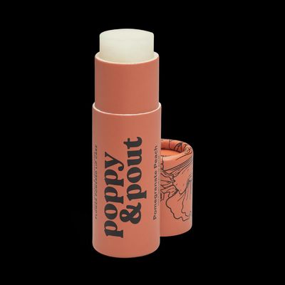 Poppy &amp; Pout Lip Balm - Pomegranate Peach