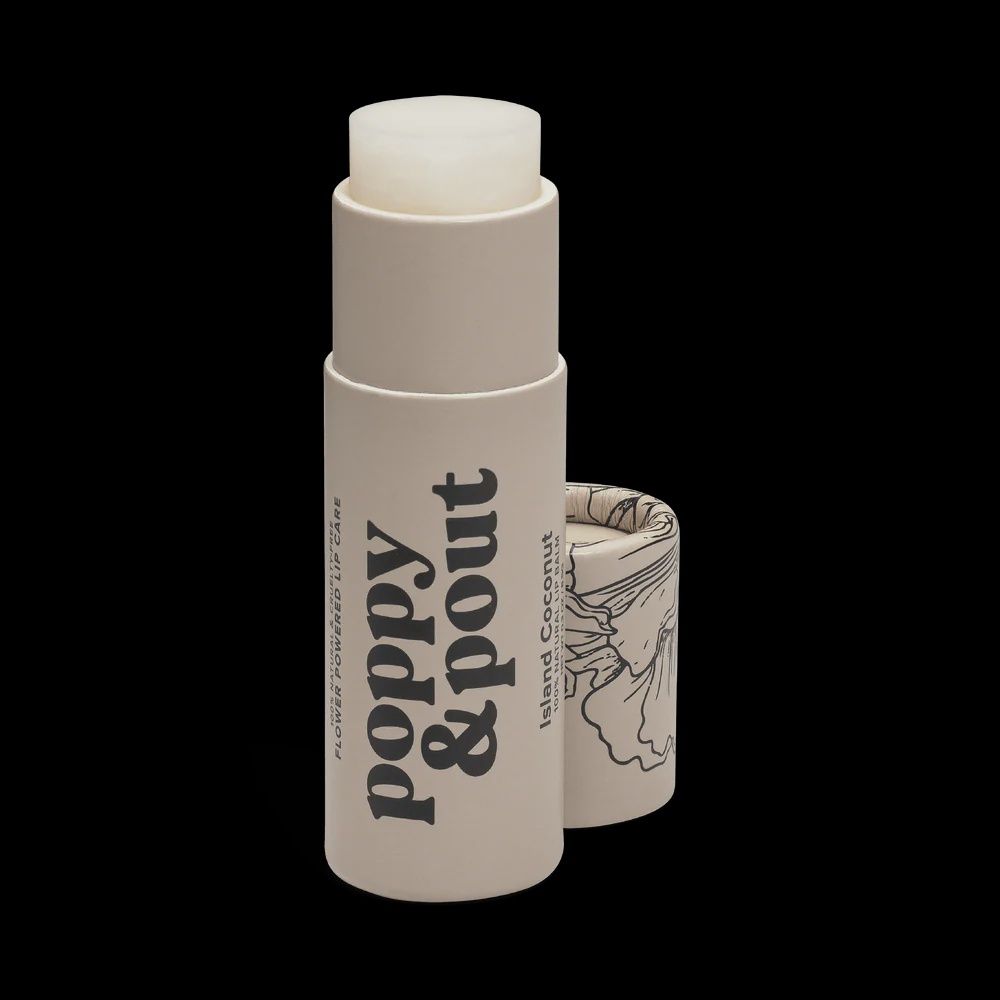 Poppy &amp; Pout Lip Balm - Island Coconut