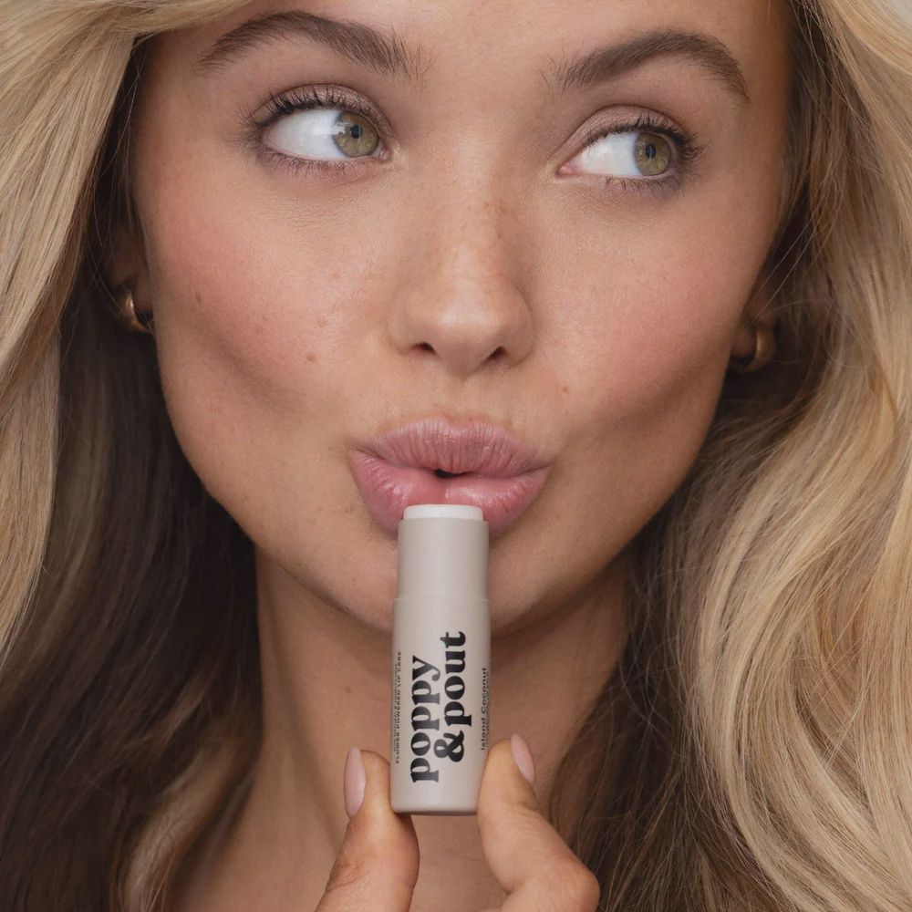 Poppy &amp; Pout Lip Balm - Island Coconut
