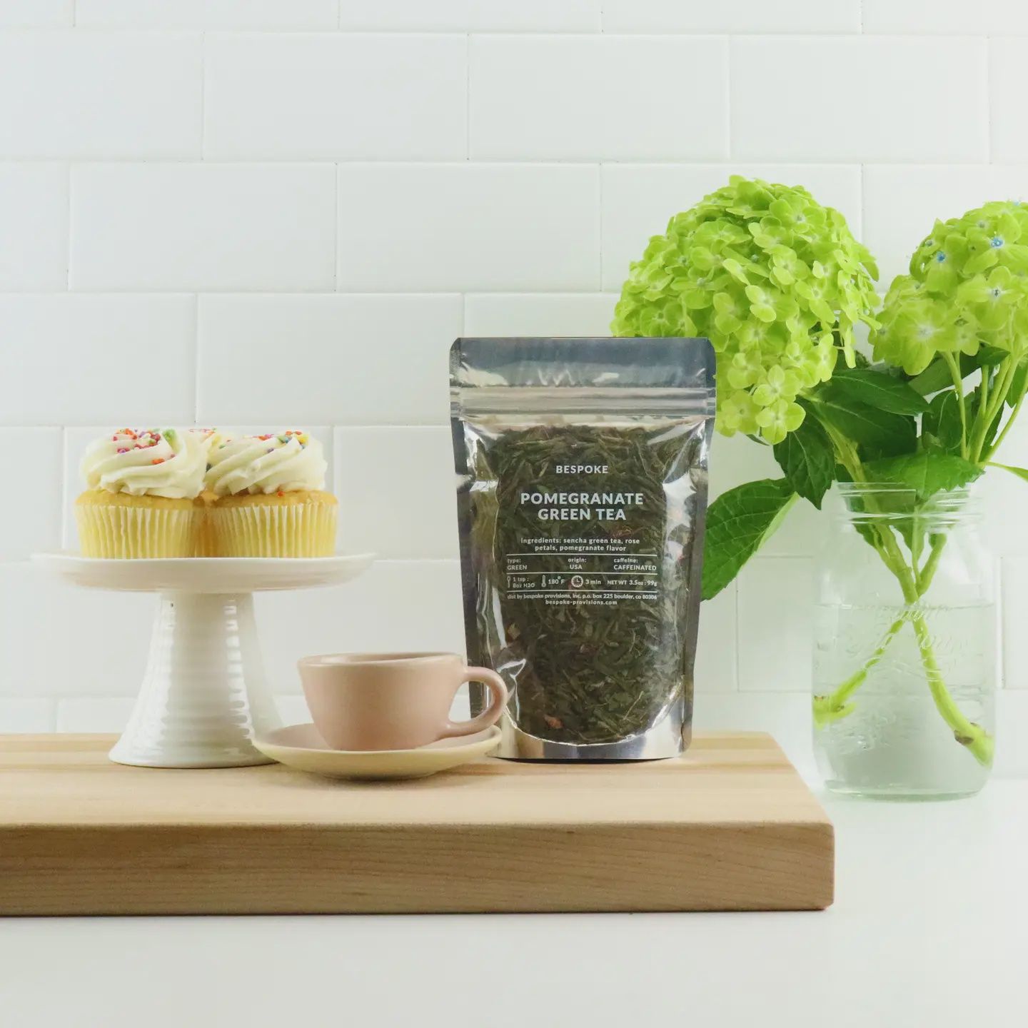 Bespoke Provisions Pomegranate Green Tea