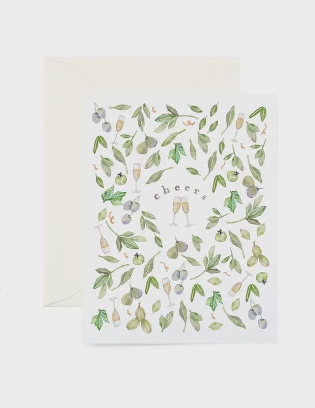 Lana's Shop Champagne Cheers Greeting Card