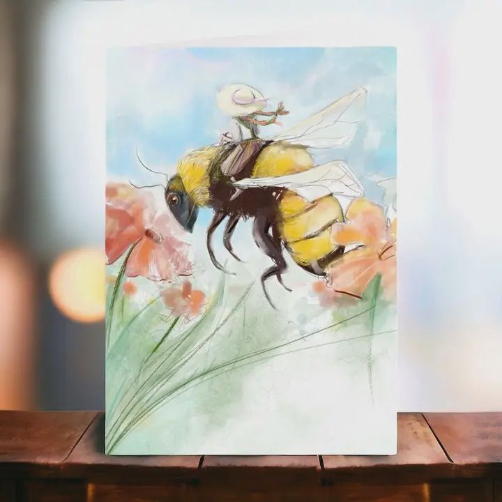 Mark Ludy Bee Keeper Greeting Card