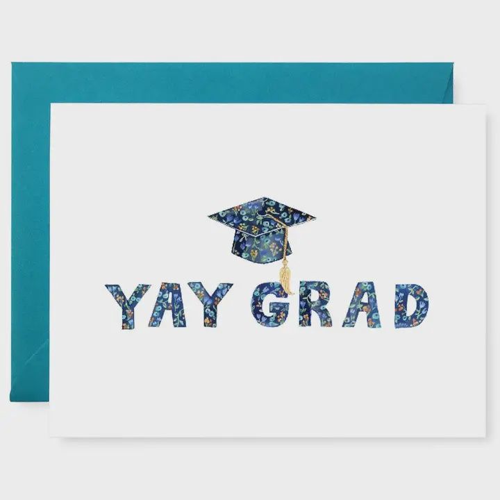 Lana's Yay Grad Greeting Card