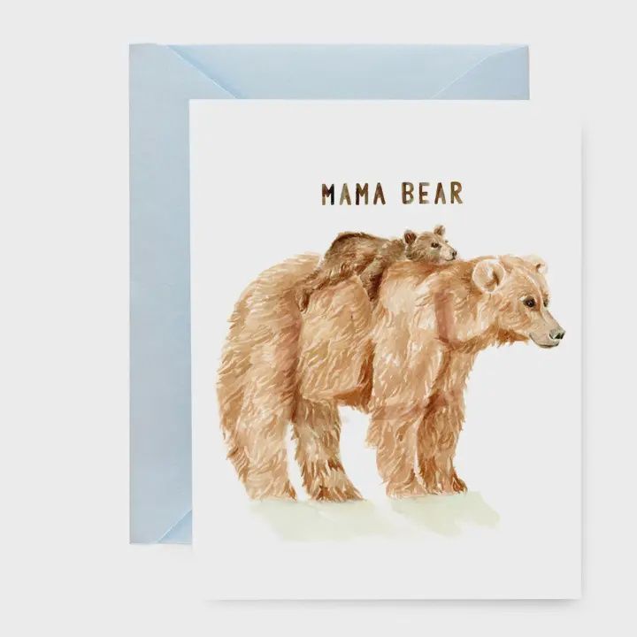 Lana's Shop Mama Bear Greeting Card