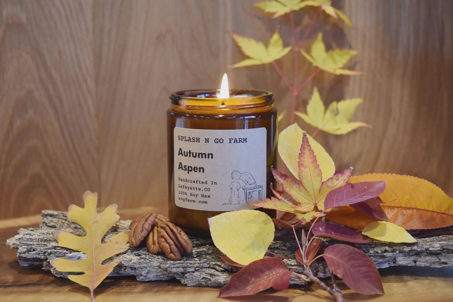 Splash N Go Autumn Aspen Candle