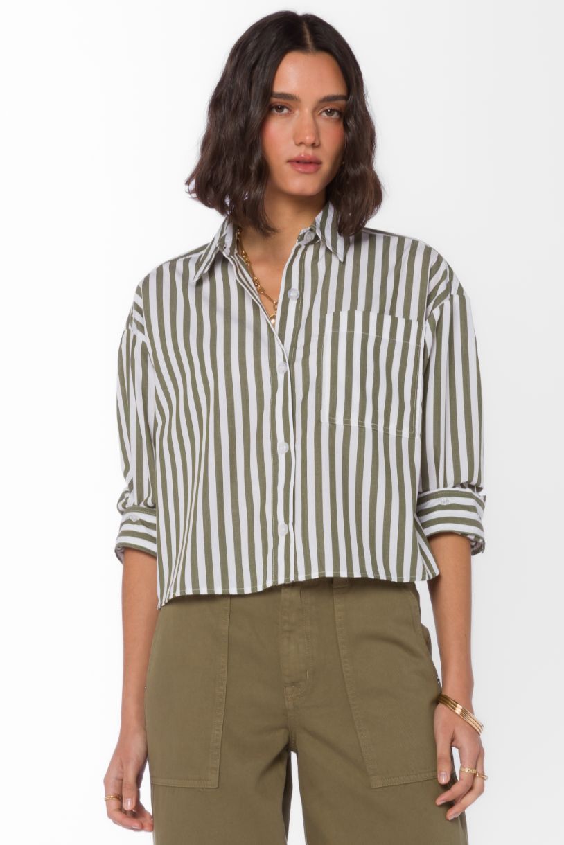 Velvet Heart Stormi Long Sleeve Cuffed Top