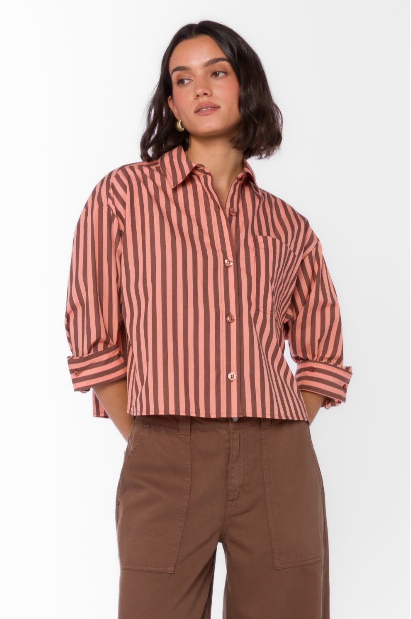 Velvet Heart Stormi Long Sleeve Cuffed Top