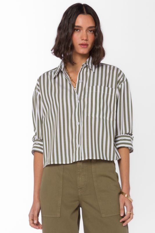 Velvet Heart Stormi Long Sleeve Cuffed Top