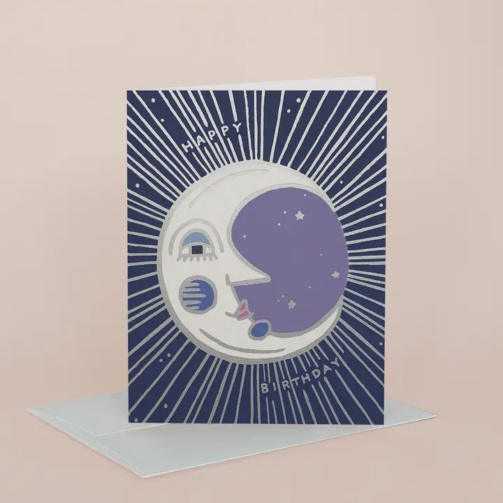 Idlewild Co. Moon Birthday Greeting Card