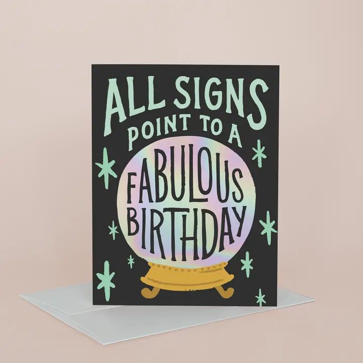 Idlewild Birthday Fortune Greeting Card