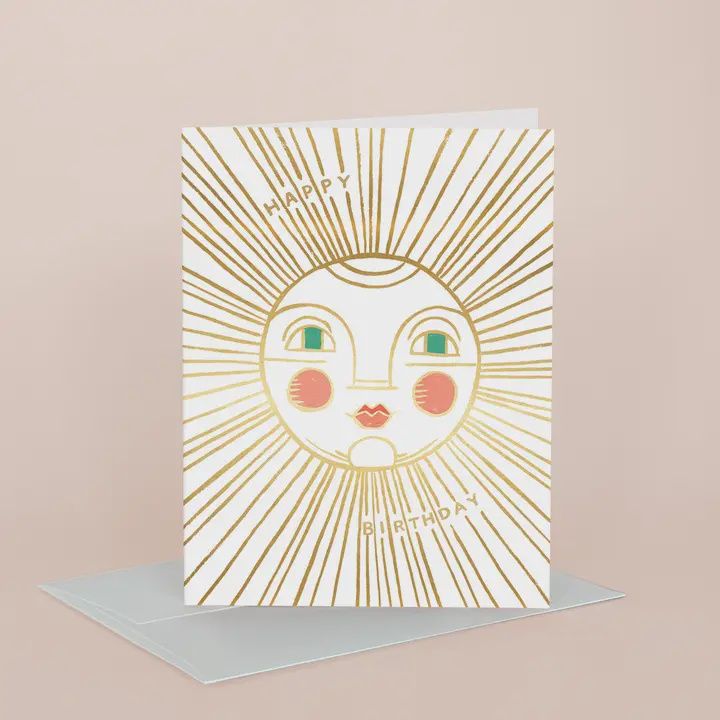 Idlewild Birthday Sun Greeting Card