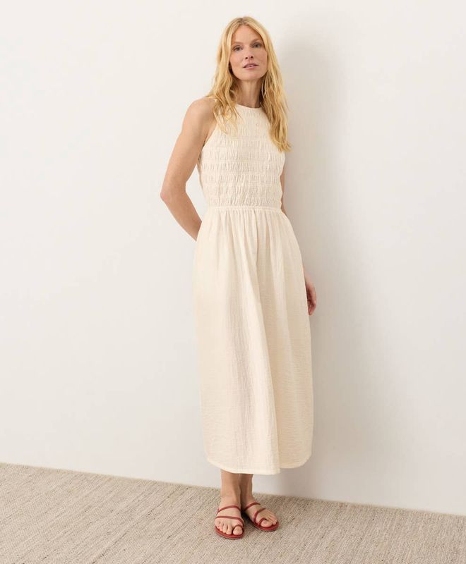 Pact Coastal Dress Cream Xs