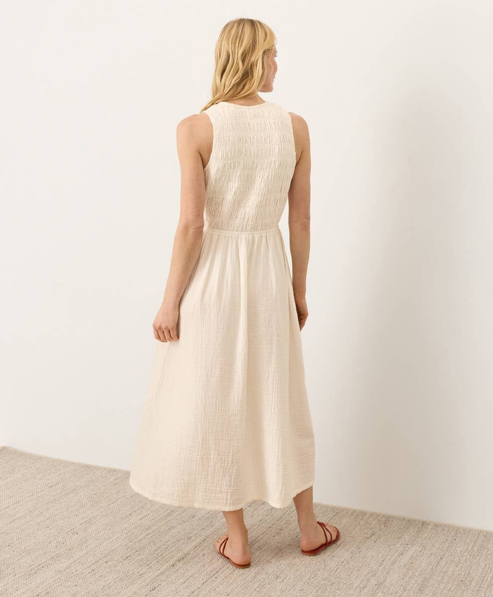 Pact Costal Dress Cream S