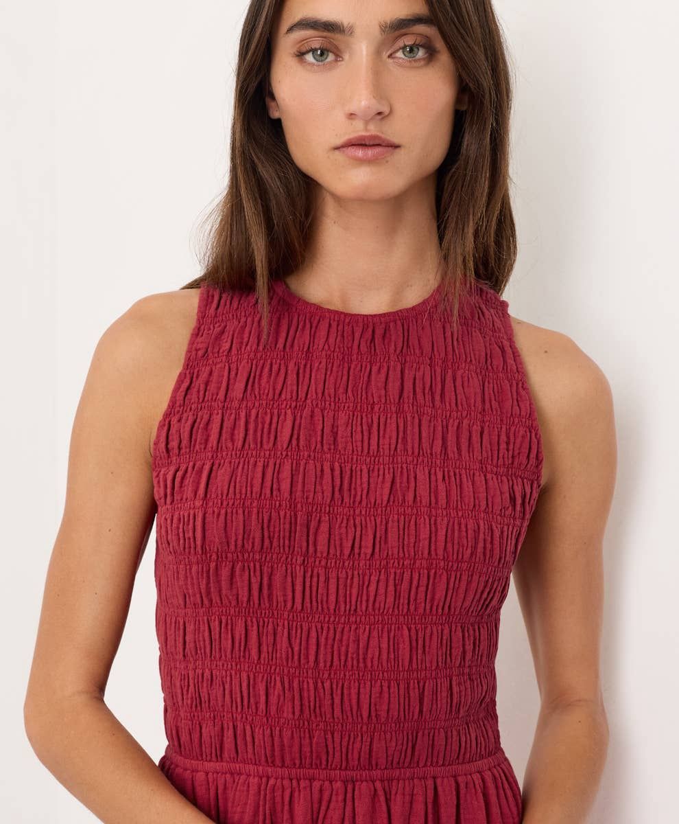 Pact Costal Dress Poppy M