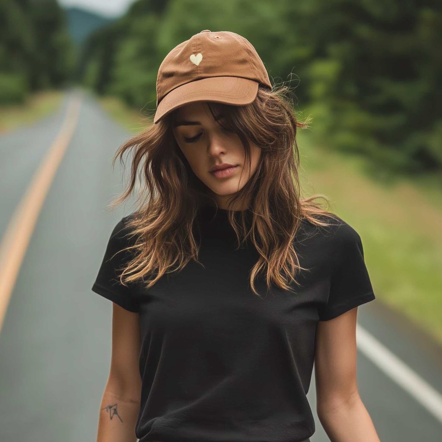 Atticus Poetry Embroidered Dad Hat Mocha