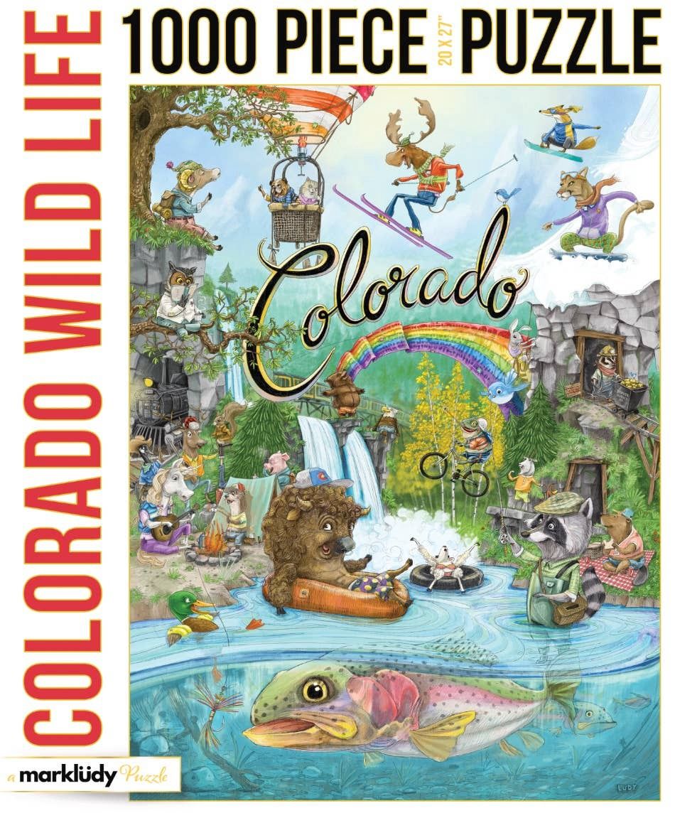 Mark Ludy Art Puzzle Colorado Wild Life