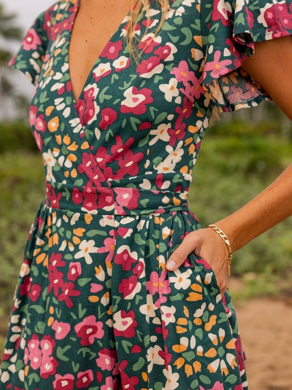 Happy Earth Isla Dress Wildflowers
