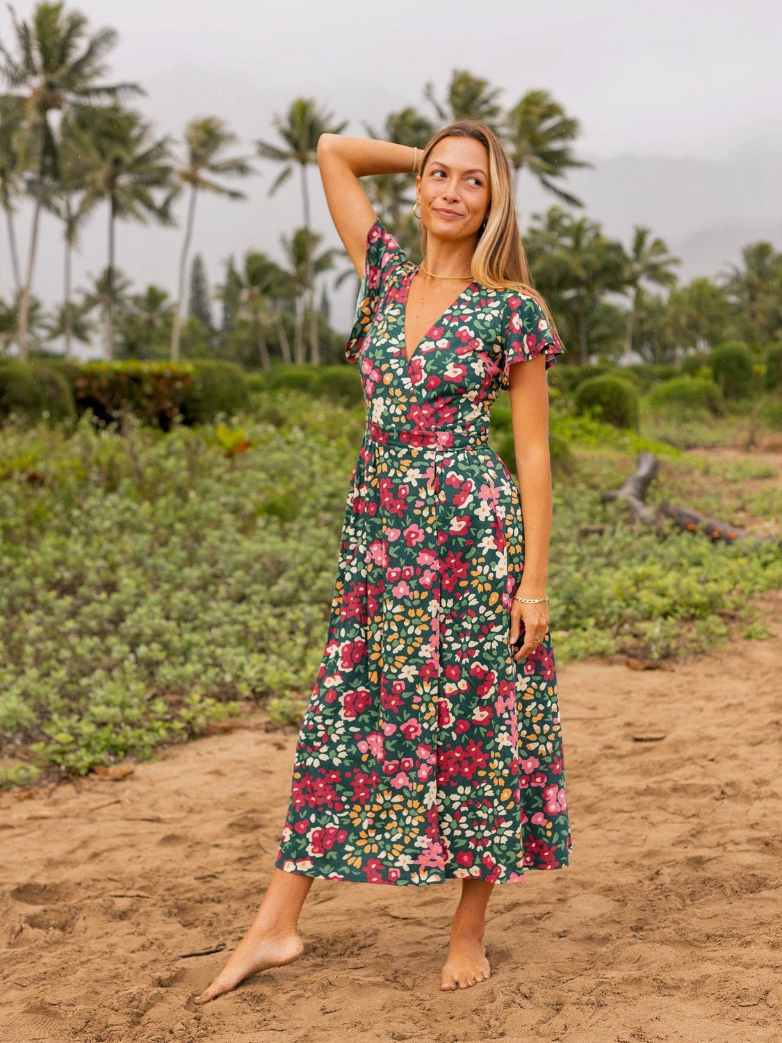 Happy Earth Isla Dress Wildflowers