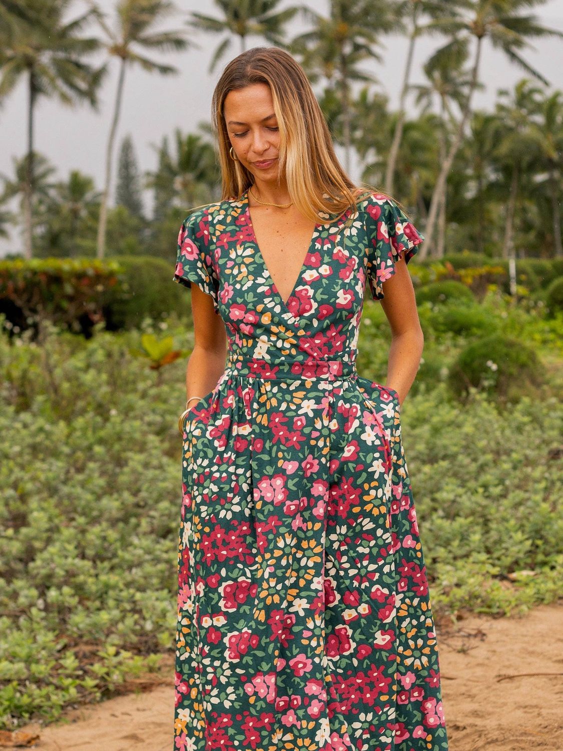 Happy Earth Isla Dress Wildflowers