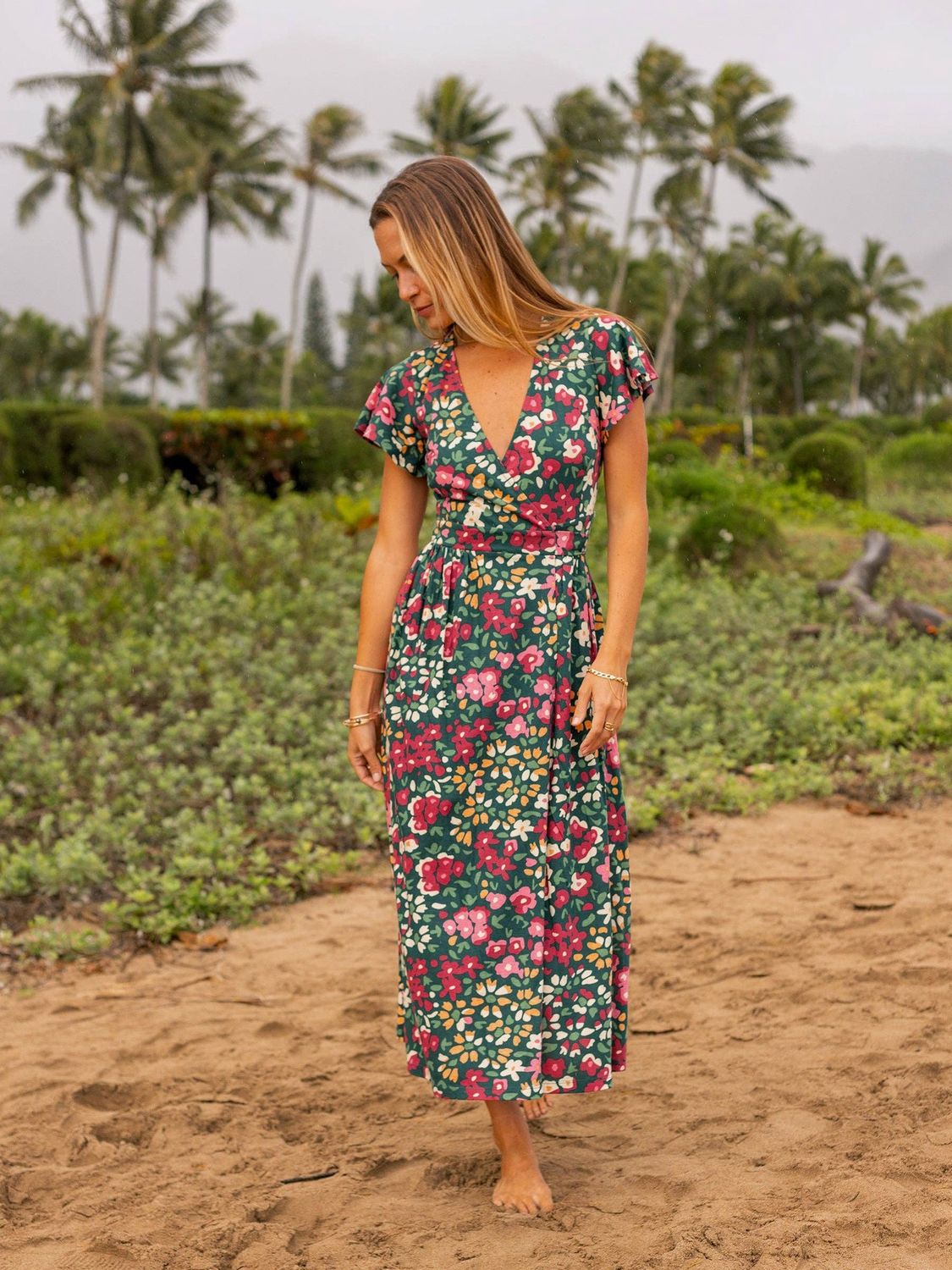Happy Earth Isla Dress Wildflowers