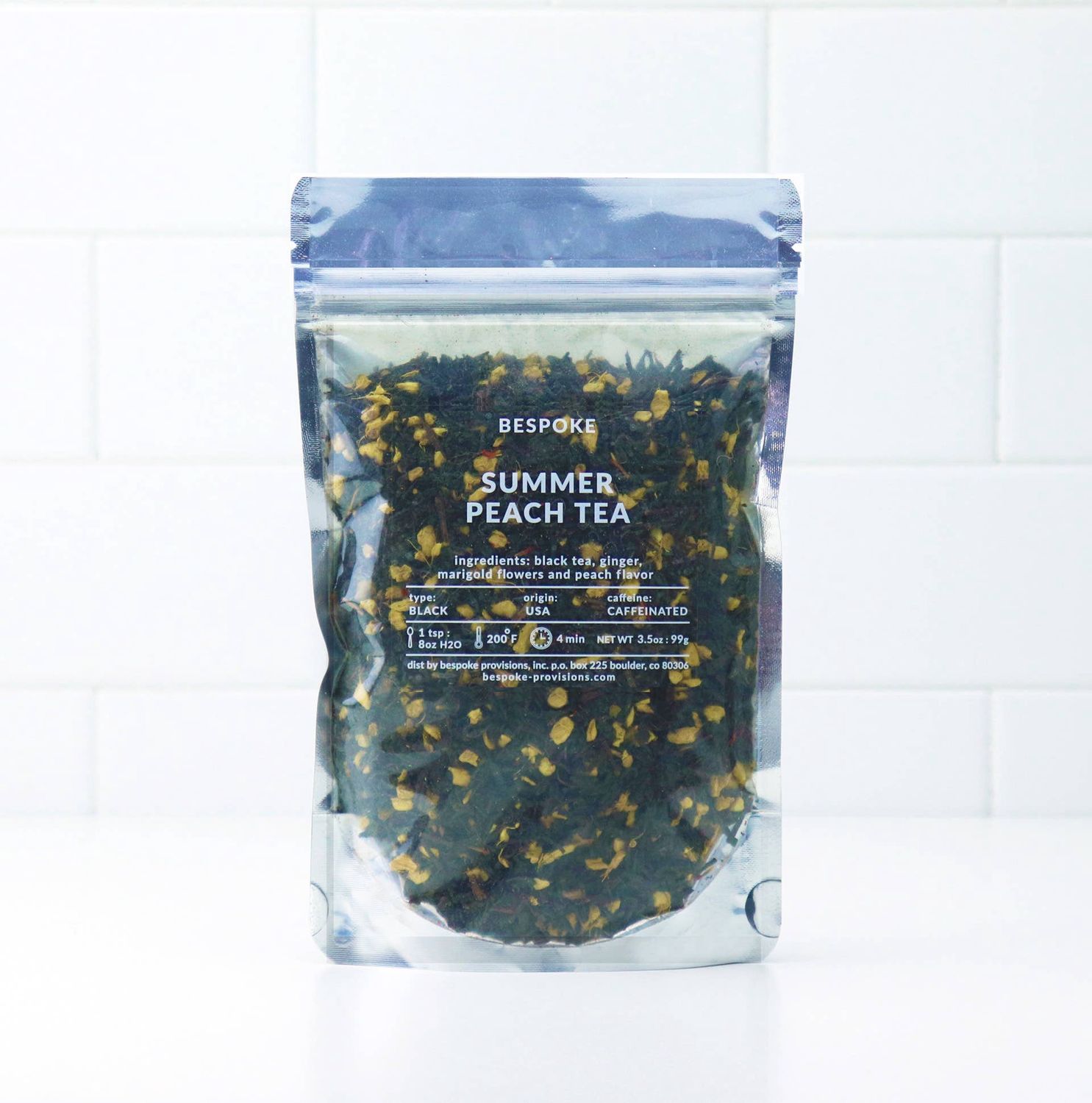 Bespoke Provisions Summer Peach Black Tea