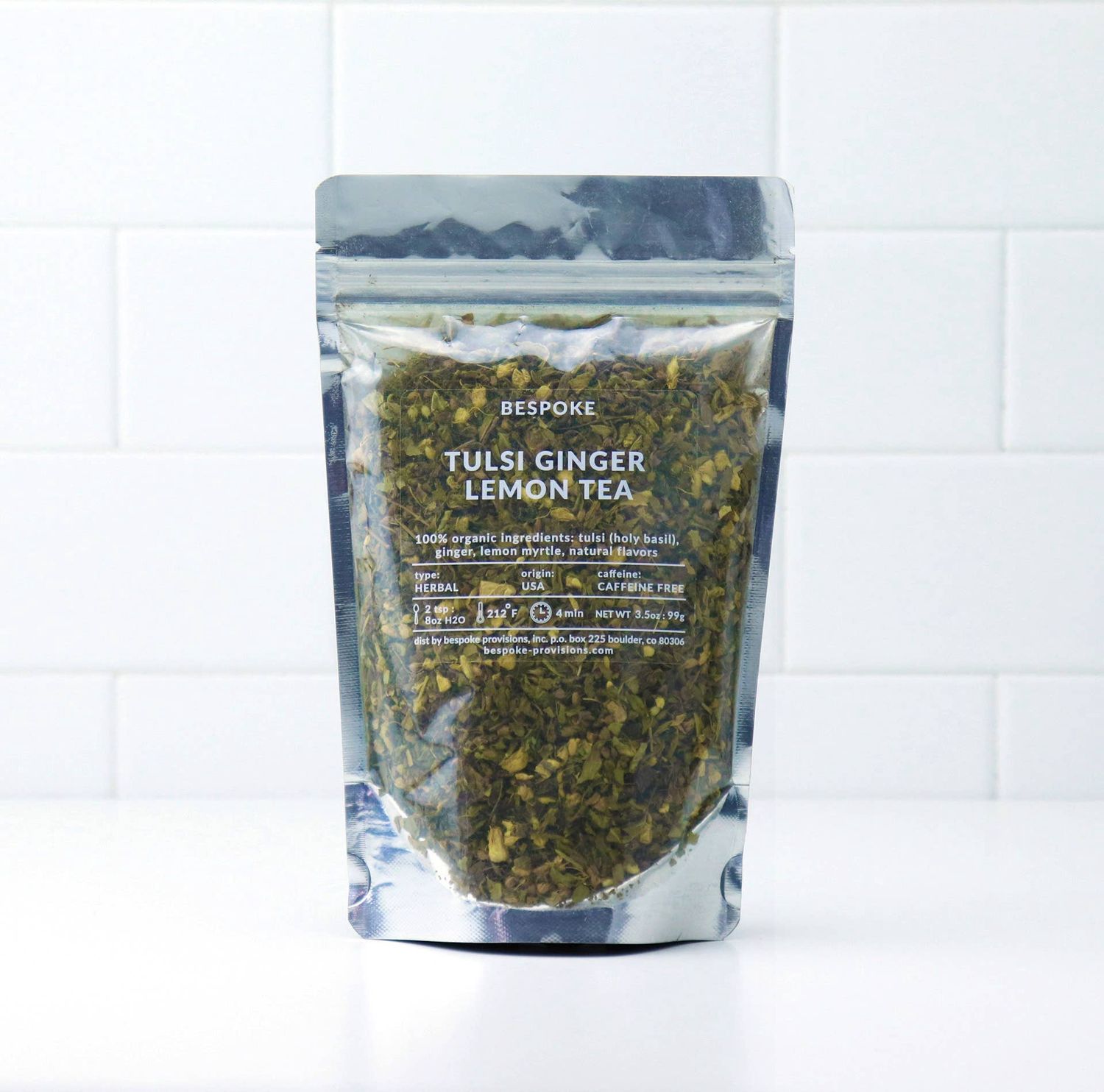 Bespoke Provisions Tulsi Ginger Lemon Tea