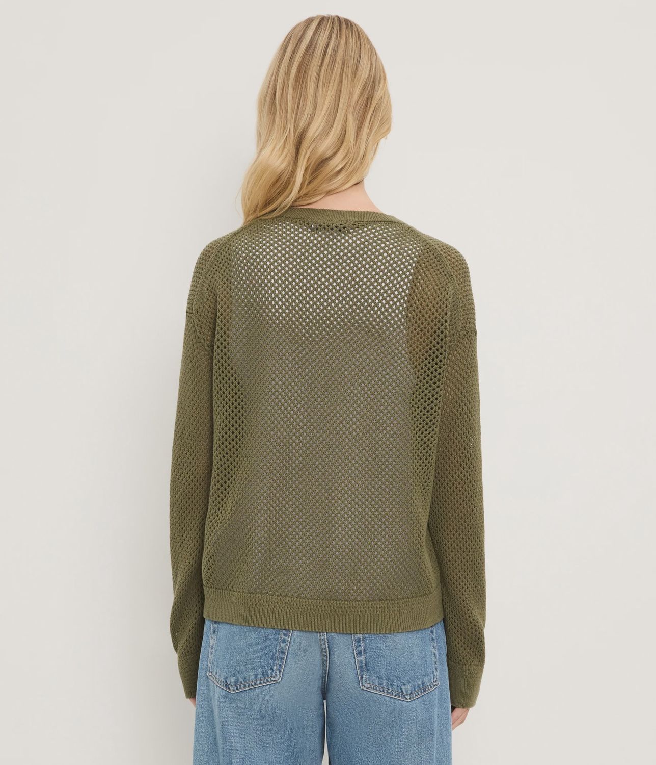 Michael Stars Sara Mesh Stitch Pullover