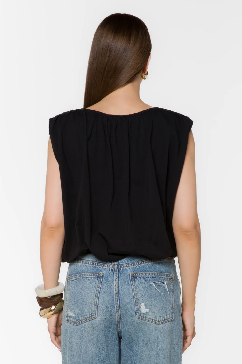 Velvet Heart Gwyn Sleeveless Bubble Top