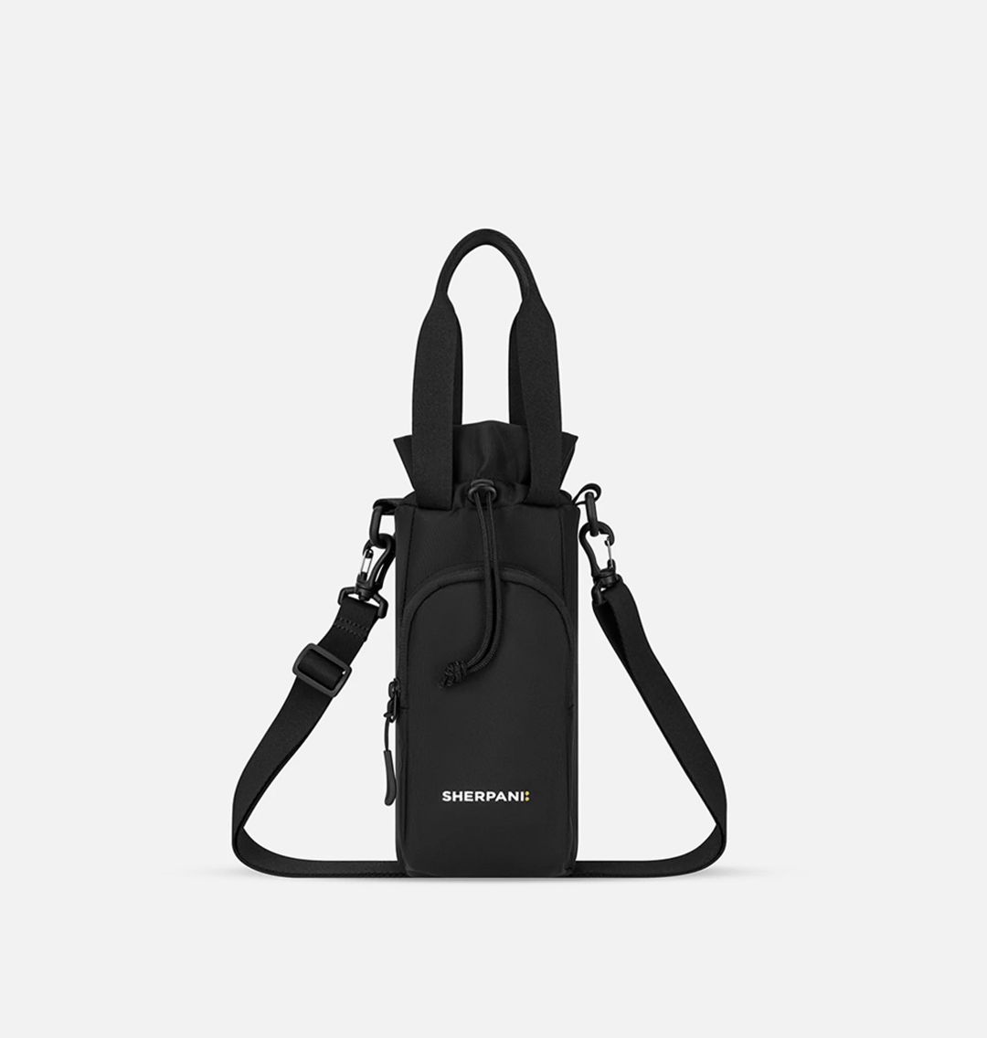 Sherpani Izzie Water Bottle Crossbody, Colour: Raven