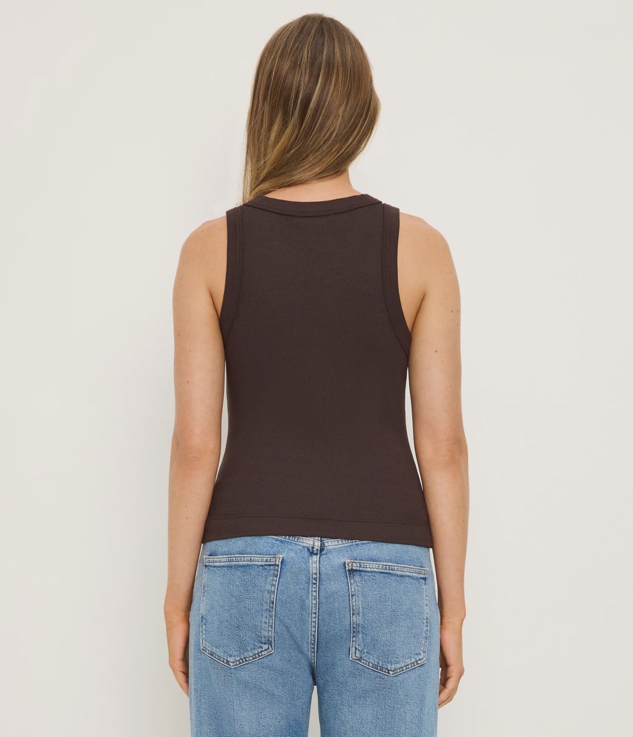 Michael Stars Gina Wide Binding Crop Tank