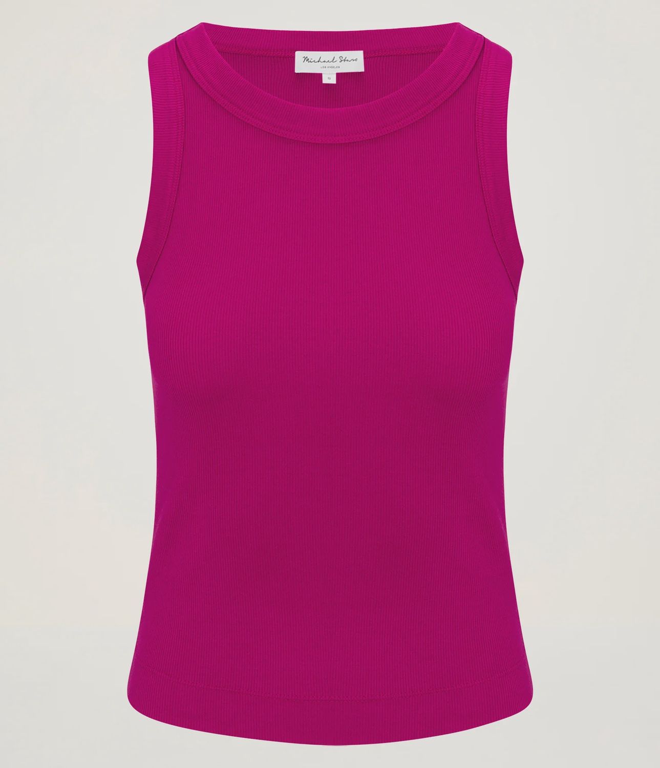 Michael Stars Gina Wide Binding Crop Tank