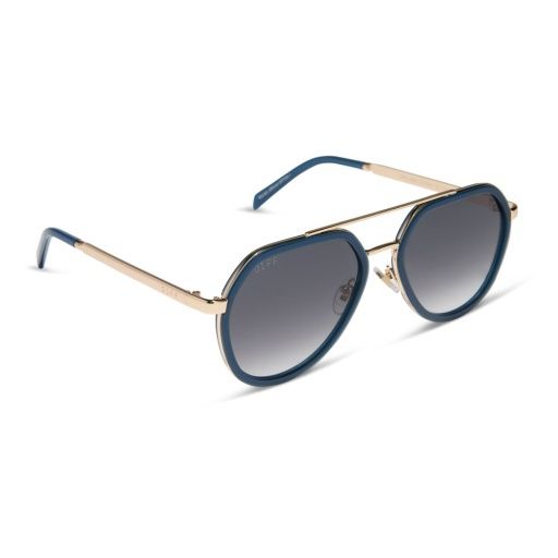 Diff Joey Clubhouse Blue + Brushed Gold Metal