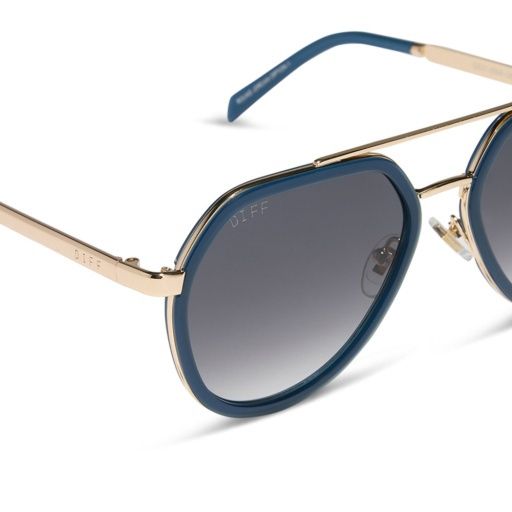 Diff Joey Clubhouse Blue + Brushed Gold Metal