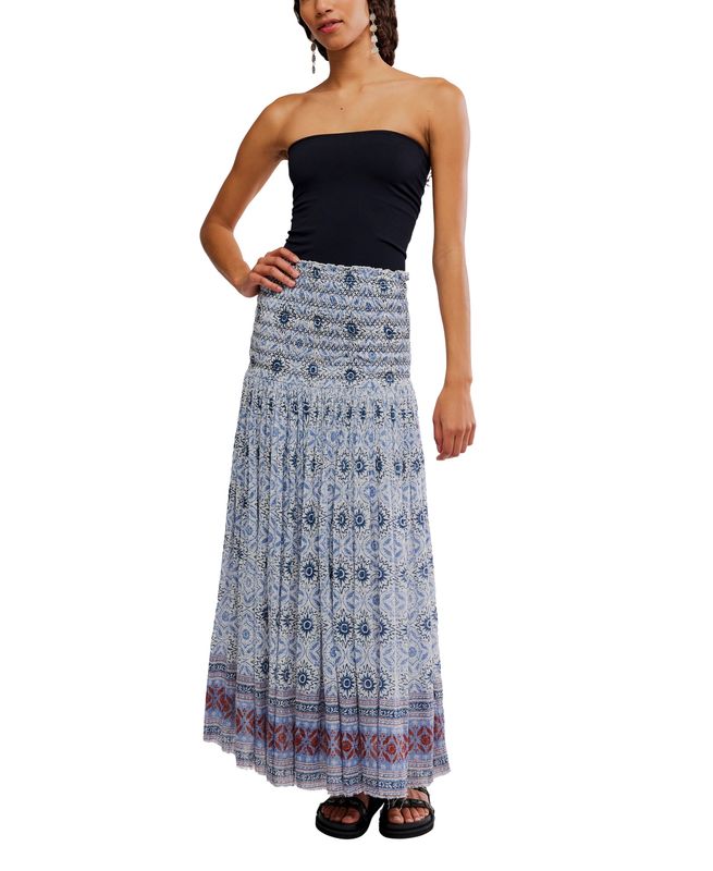 Free People Ravenna Printed Maxi Skirt