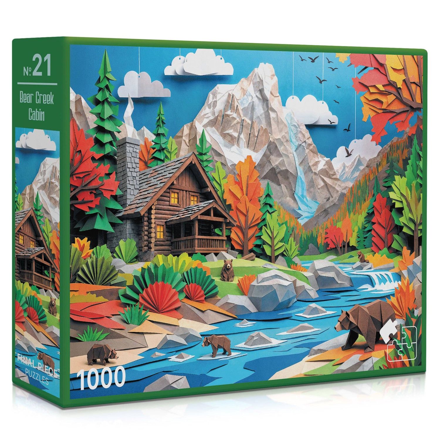 Final Piece Puzzles Bear Creek Cabin No. 21