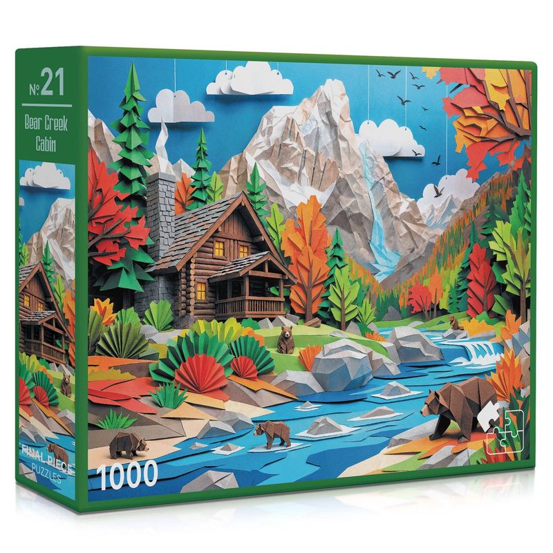 Final Piece Puzzles Bear Creek Cabin No. 21