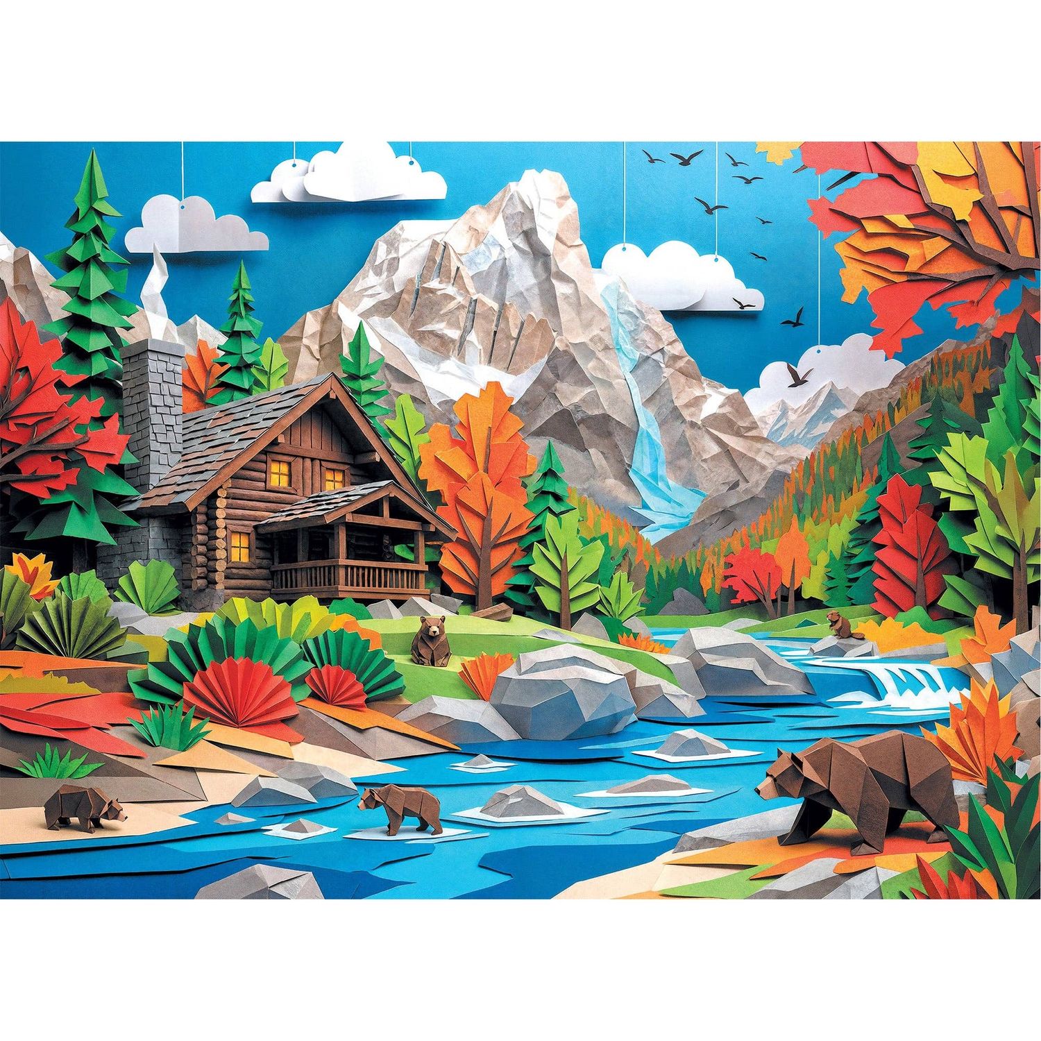 Final Piece Puzzles Bear Creek Cabin No. 21