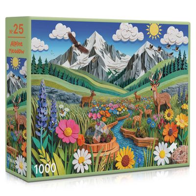 Final Piece Puzzles Alpine Meadow No. 25