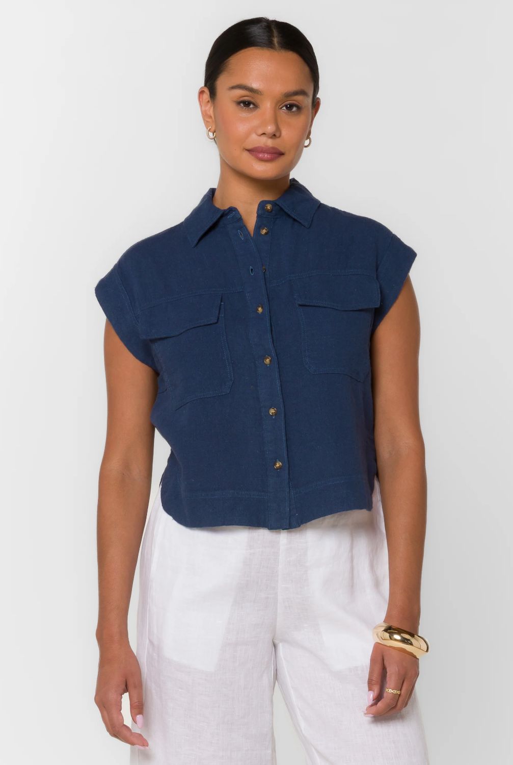 Velvet Heart Jordan Sleeveless Boxy Top