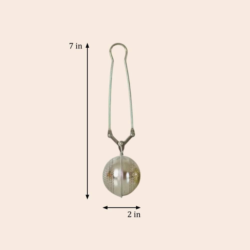 Bamboo Switch Stainless Steel Tea Strainer GOLD