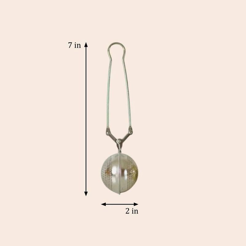 Bamboo Switch Stainless Steel Tea Strainer
