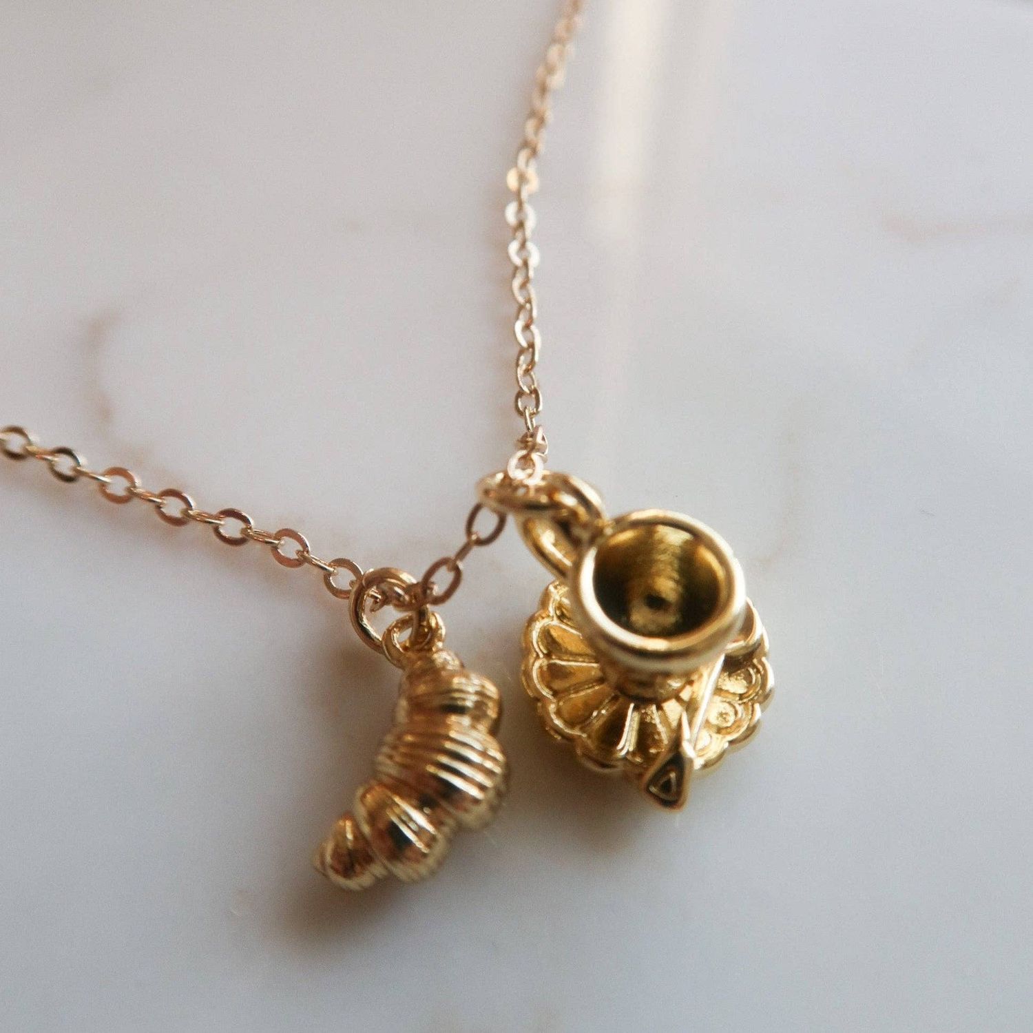 Bittersweet Petit Croissant Necklace