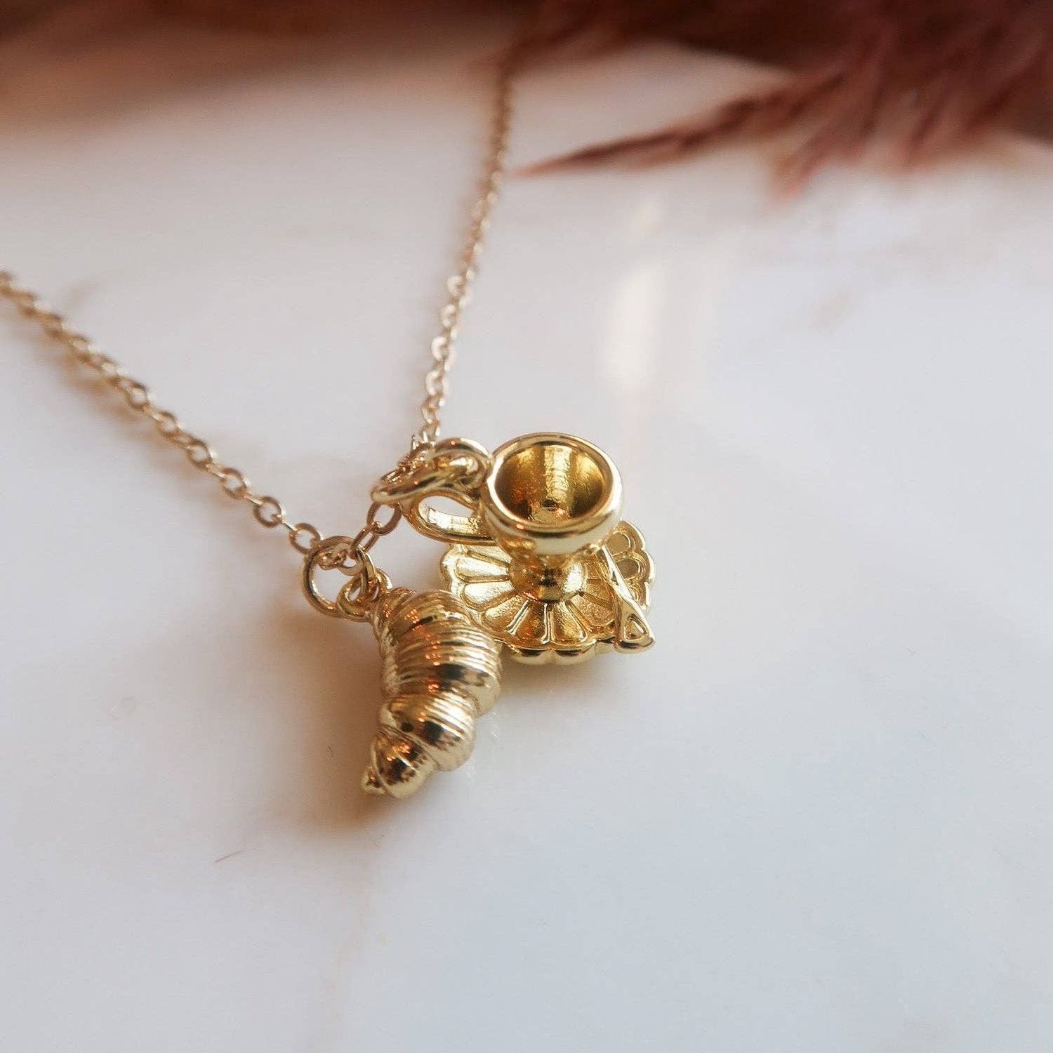 Bittersweet Petit Croissant Necklace