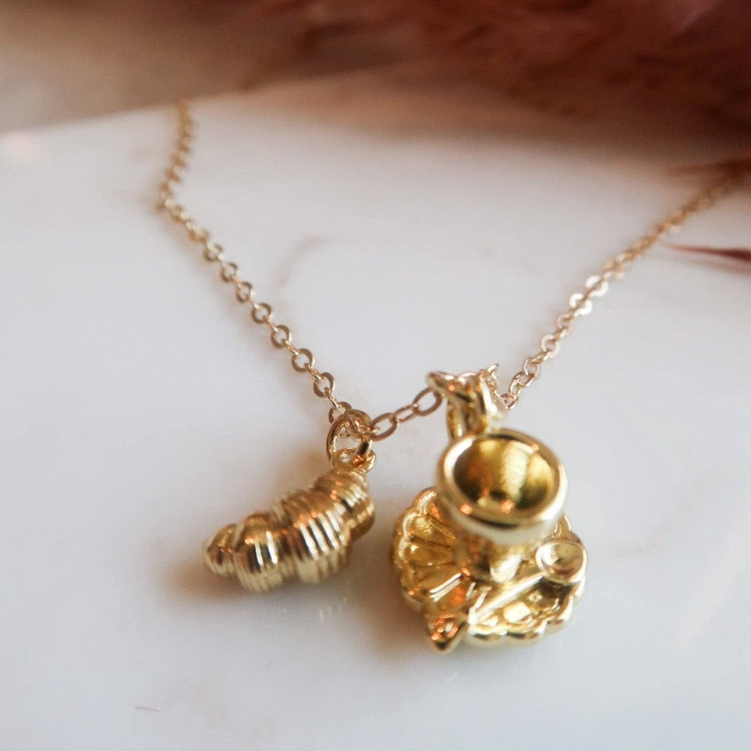 Bittersweet Petit Croissant Necklace
