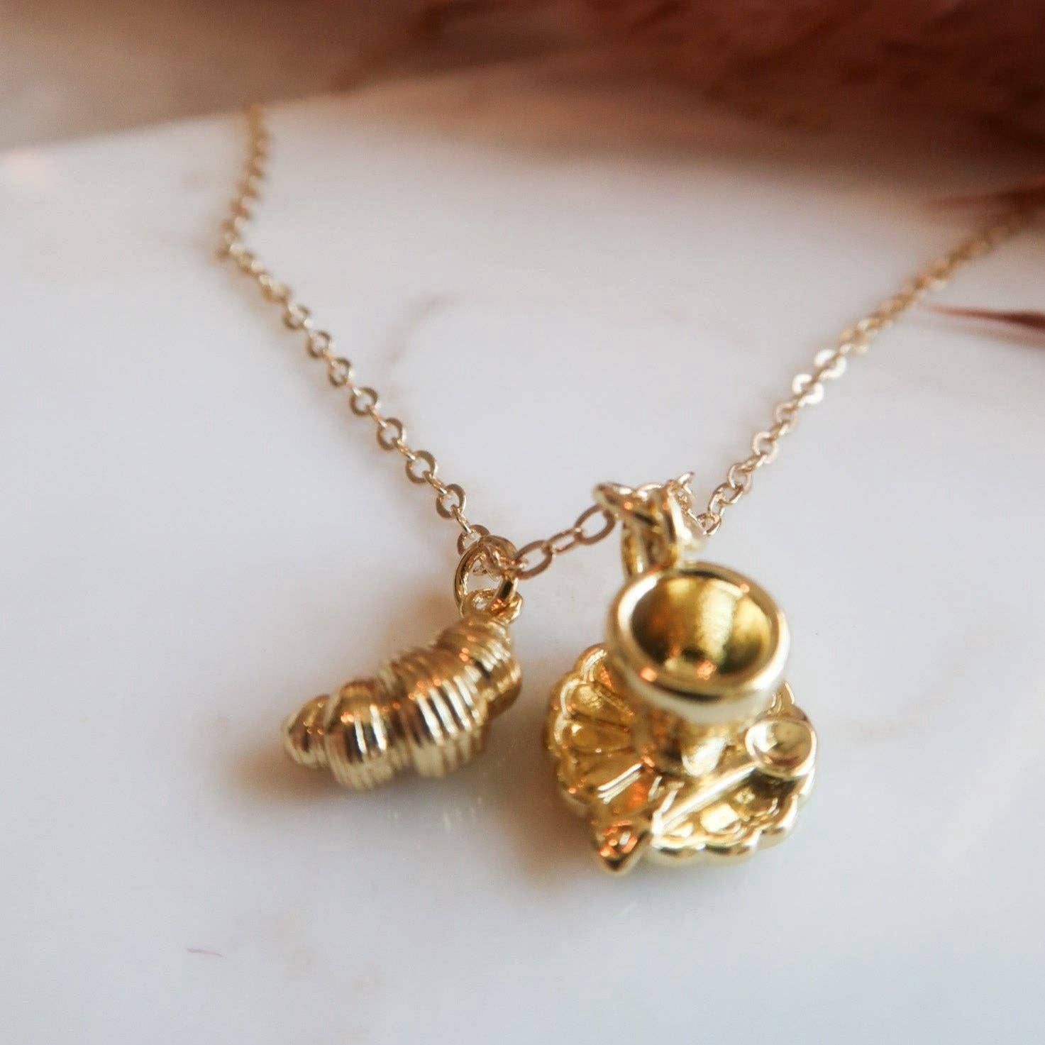 Bittersweet Petit Croissant Necklace